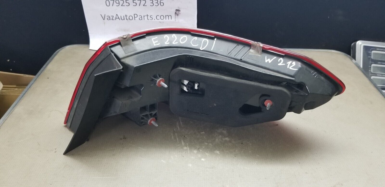 2016 Mercedes Benz E Class 212 Series N/S Passengers Left Rear Outer Taillight - Image 6