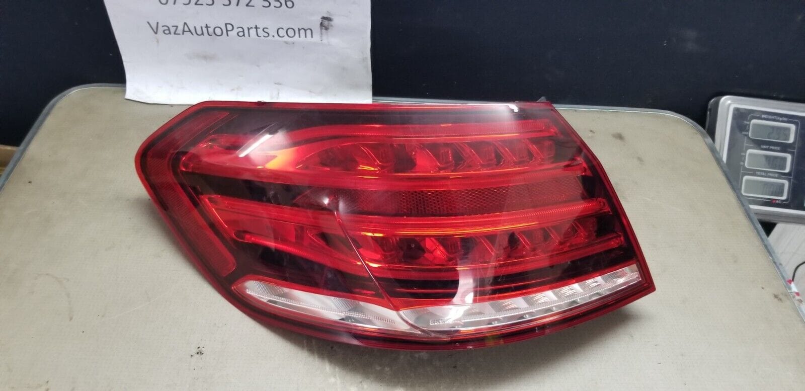 2016 Mercedes Benz E Class 212 Series N/S Passengers Left Rear Outer Taillight