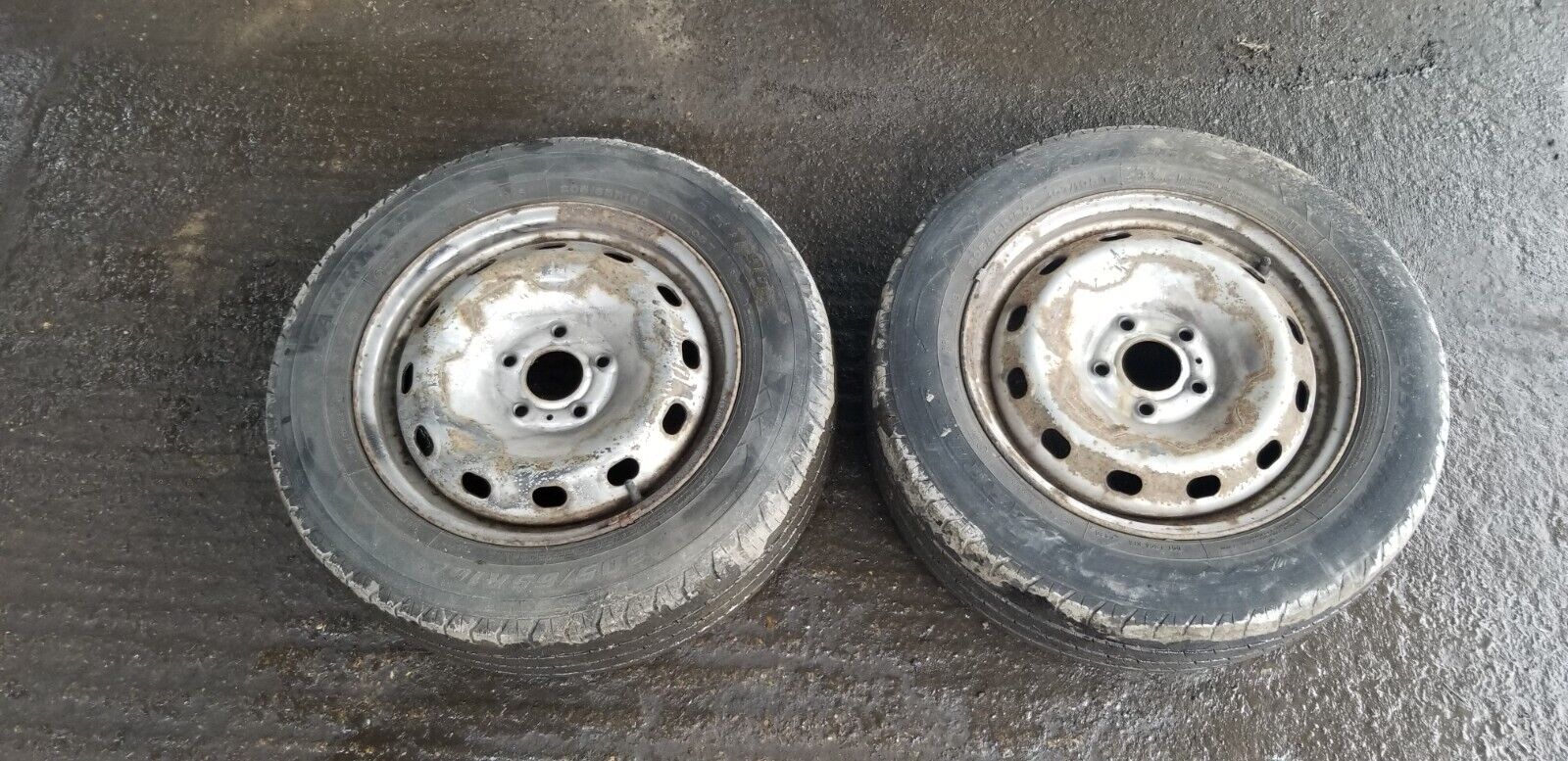2x VAUXHALL VIVARO X82 2015 16" INCH STEEL WHEEL & TYRE 205/65R16C