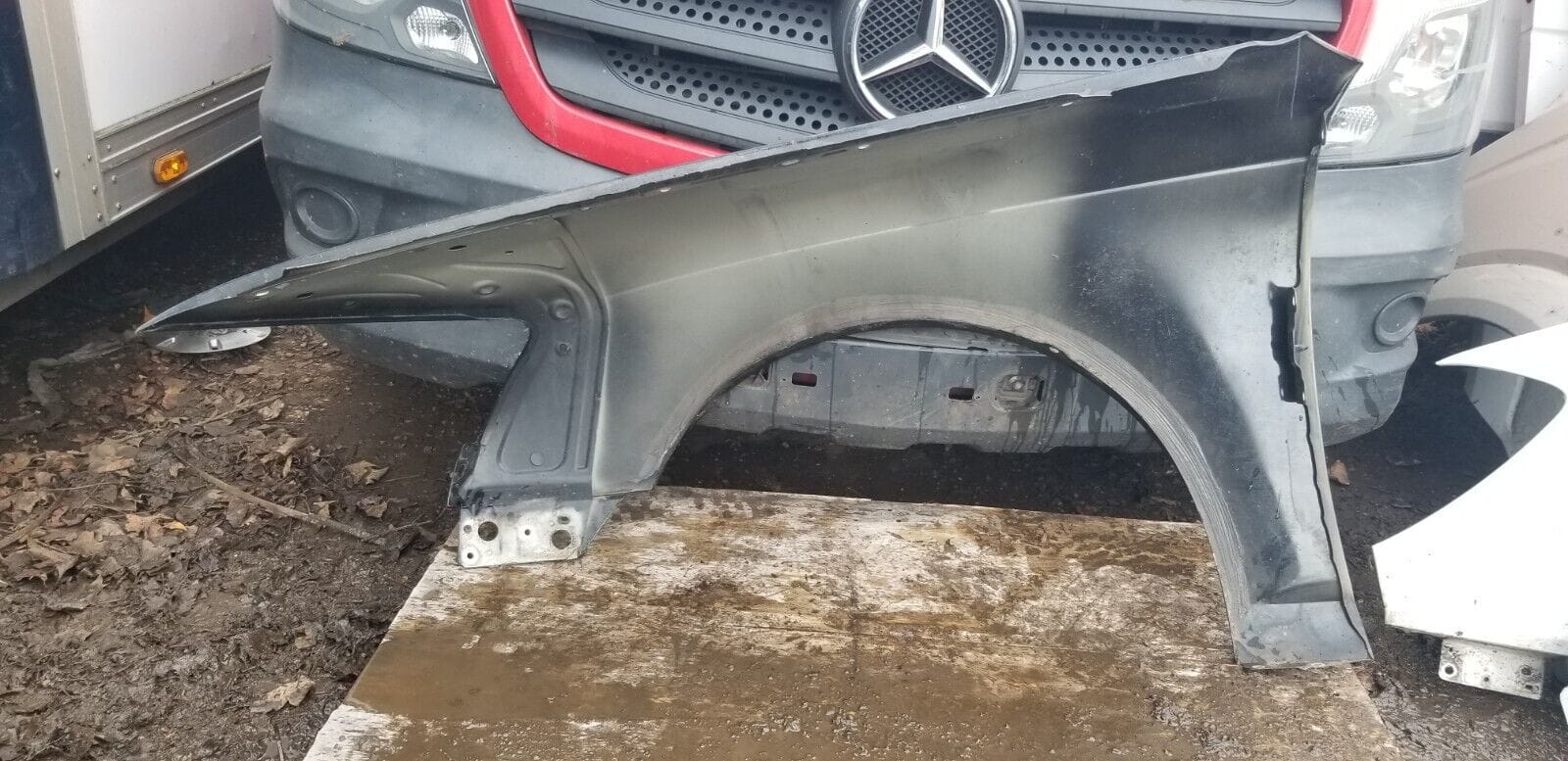 Audi A6 4F C6 Front OS Right Wing Panel Fender 2009 - Image 3