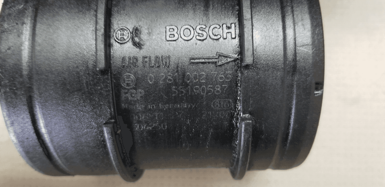 Bosch Air Mass Flow Meter MAF 0281002763 55190587 - Image 3