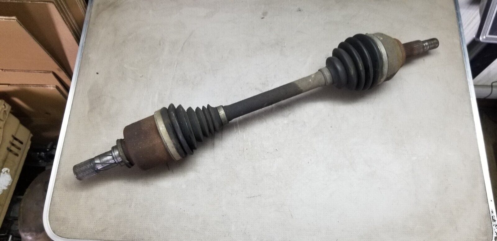 Vauxhall Vivaro 2014-2019 1.6 diesel passenger driveshaft front view