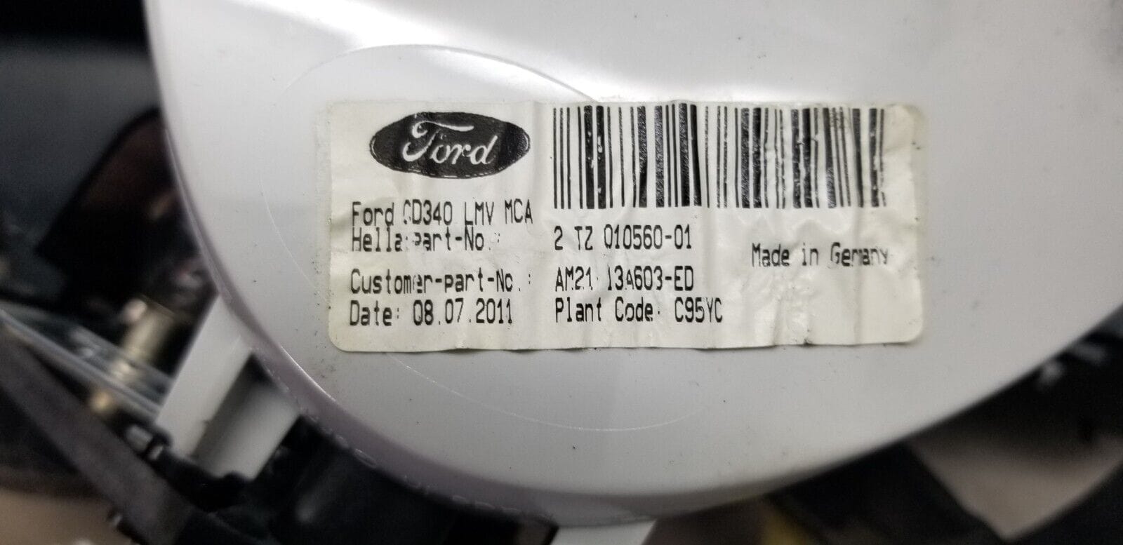 Ford Galaxy MK3 TDCI 2011 Rear/Tail Light On Tailgate (Passenger Side) |O - Image 4