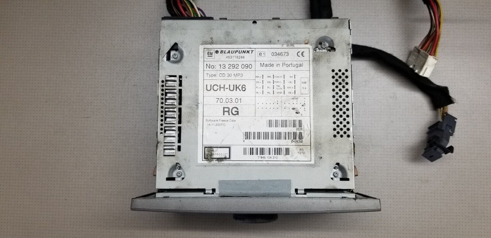 Genuine Vauxhall Astra H Zafira B Radio Stereo Cd Head Unit - Image 3