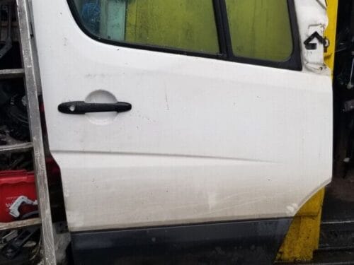 Mercedes Benz Sprinter W906 Volkswagen Crafter Driver Side Front White Door