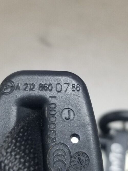 Mercedes W212 E-Class Facelift front left seat belt A2128600786 black