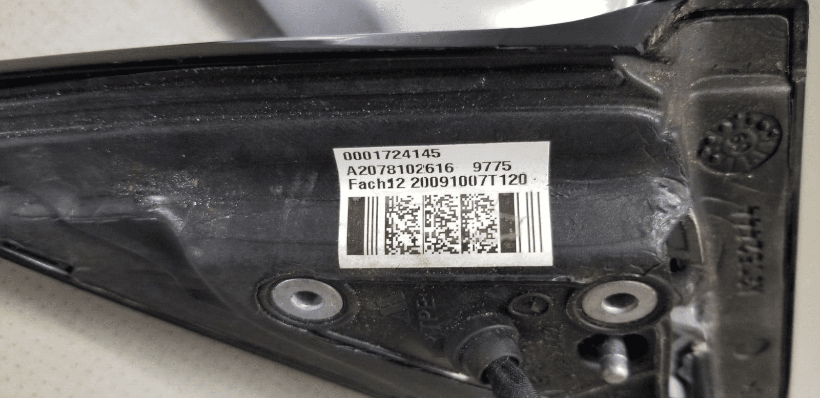 Mercedes Benz C-Class Facelift 2007-2014 Right O/S Door Wing Mirror Silver A2078102616 - Image 9