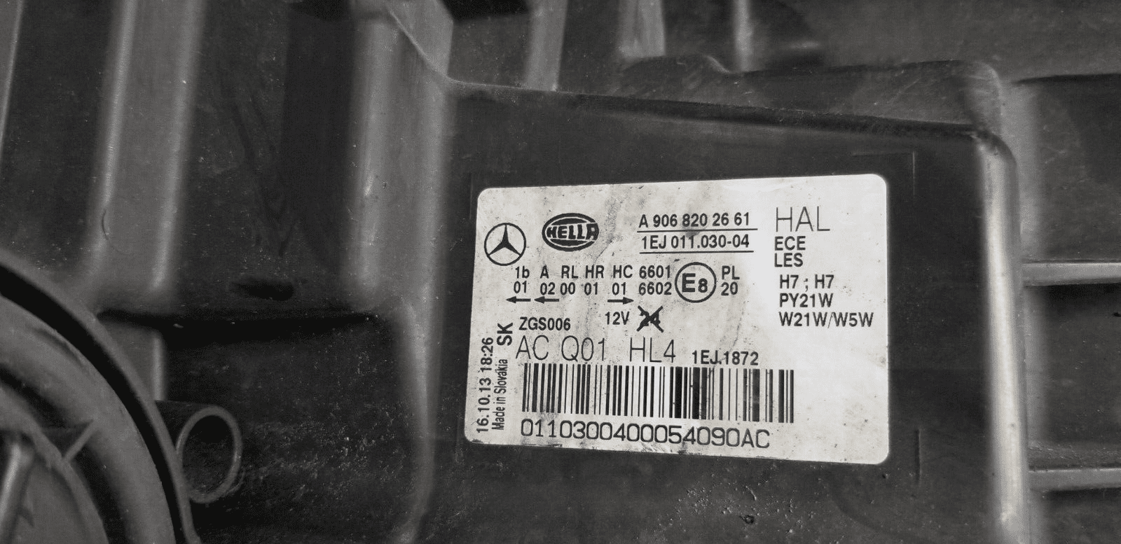 MERCEDES SPRINTER 2.1 W906 FACE-LIFT FRONT RIGHT DRIVER SIDE HEADLIGHT 2014-2017 - Image 8