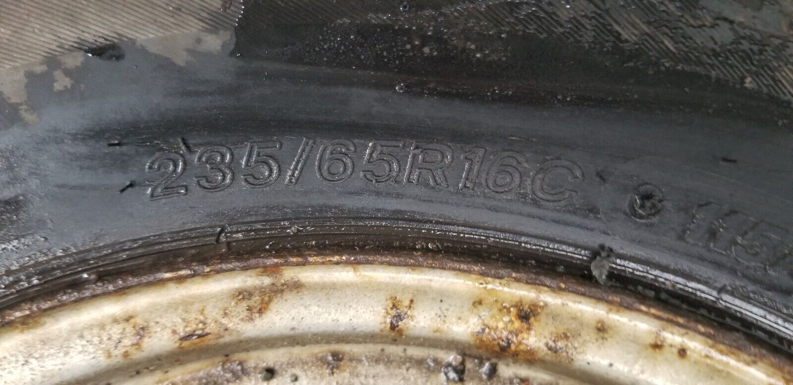 Mercedes Benz Sprinter Steel Wheel 16" 235/65/16 A0014014802 W906 20015 |O - Image 4