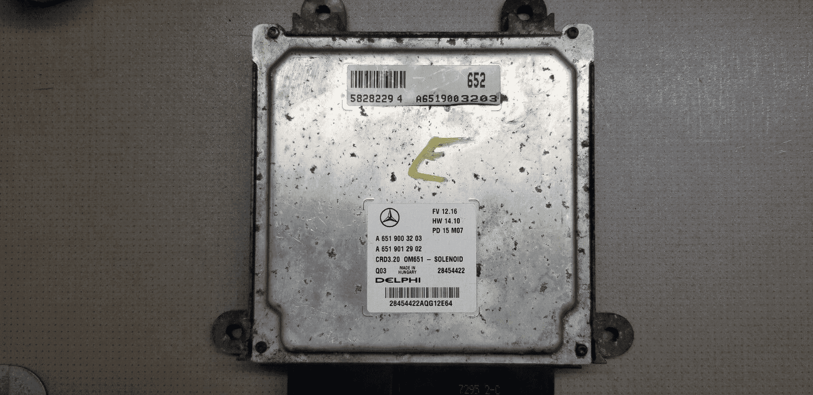 Mercedes Sprinter ECU Engine Control Unit A 6519003203 A 6519012902 CRD3.20 - Image 5