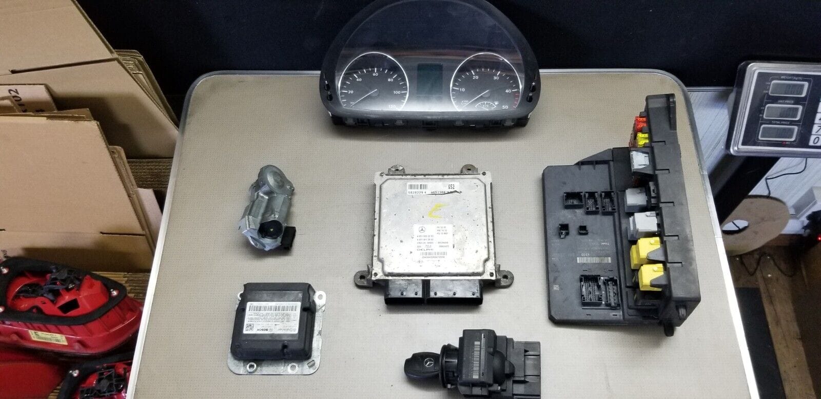 Mercedes Sprinter ECU Engine Control Unit A 6519003203 A 6519012902 CRD3.20