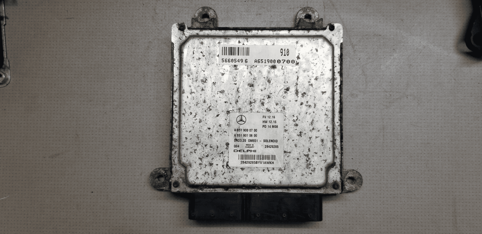 Mercedes Benz Sprinter Ecu Engine Control Unit Kit A 6519000700 A 6519010600 Crd3.20 - Image 4