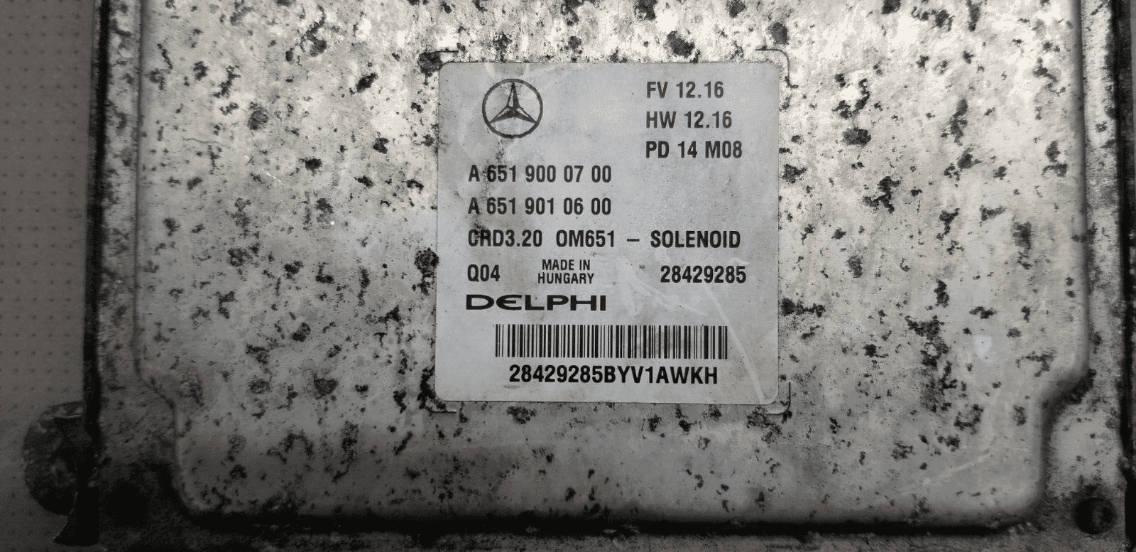 Mercedes Benz Sprinter Ecu Engine Control Unit Kit A 6519000700 A 6519010600 Crd3.20 - Image 5