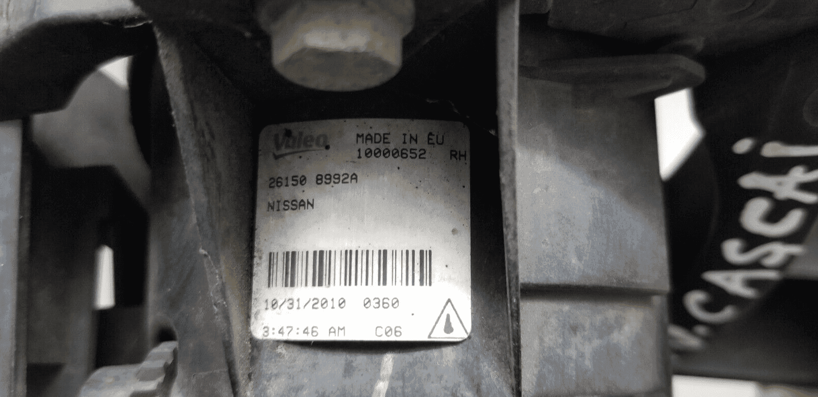 NISSAN QASHQAI 2007-2013 GENUINE DRIVER SIDE FOG LIGHT LAMP 261508992A - Image 4