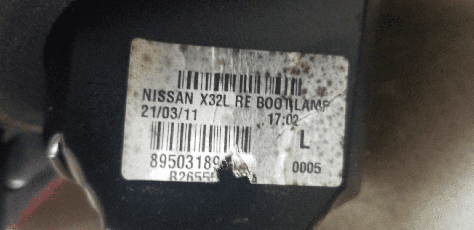 Nissan Qashqai 2011 Nearside Passenger Rear Inner Tailgate Lamp |O - Image 4