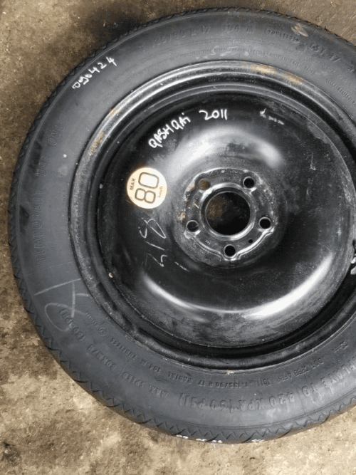Nissan Qashqai J10 (2006-2013) 17" 5X114.3 Space Saver Spare Wheel , 135/90R17