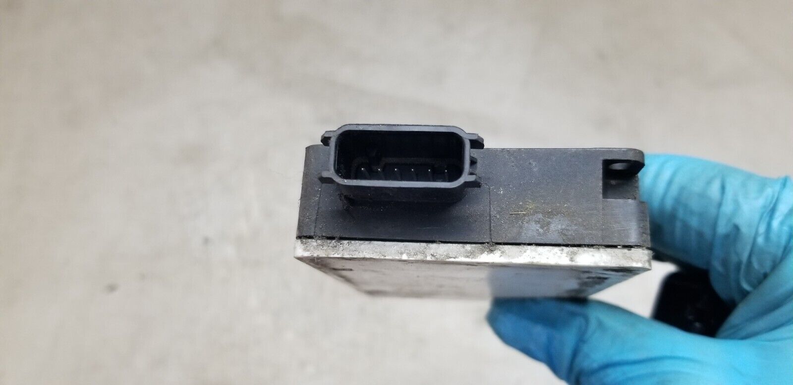 Mercedes-Benz collision avoidance radar sensor connector view