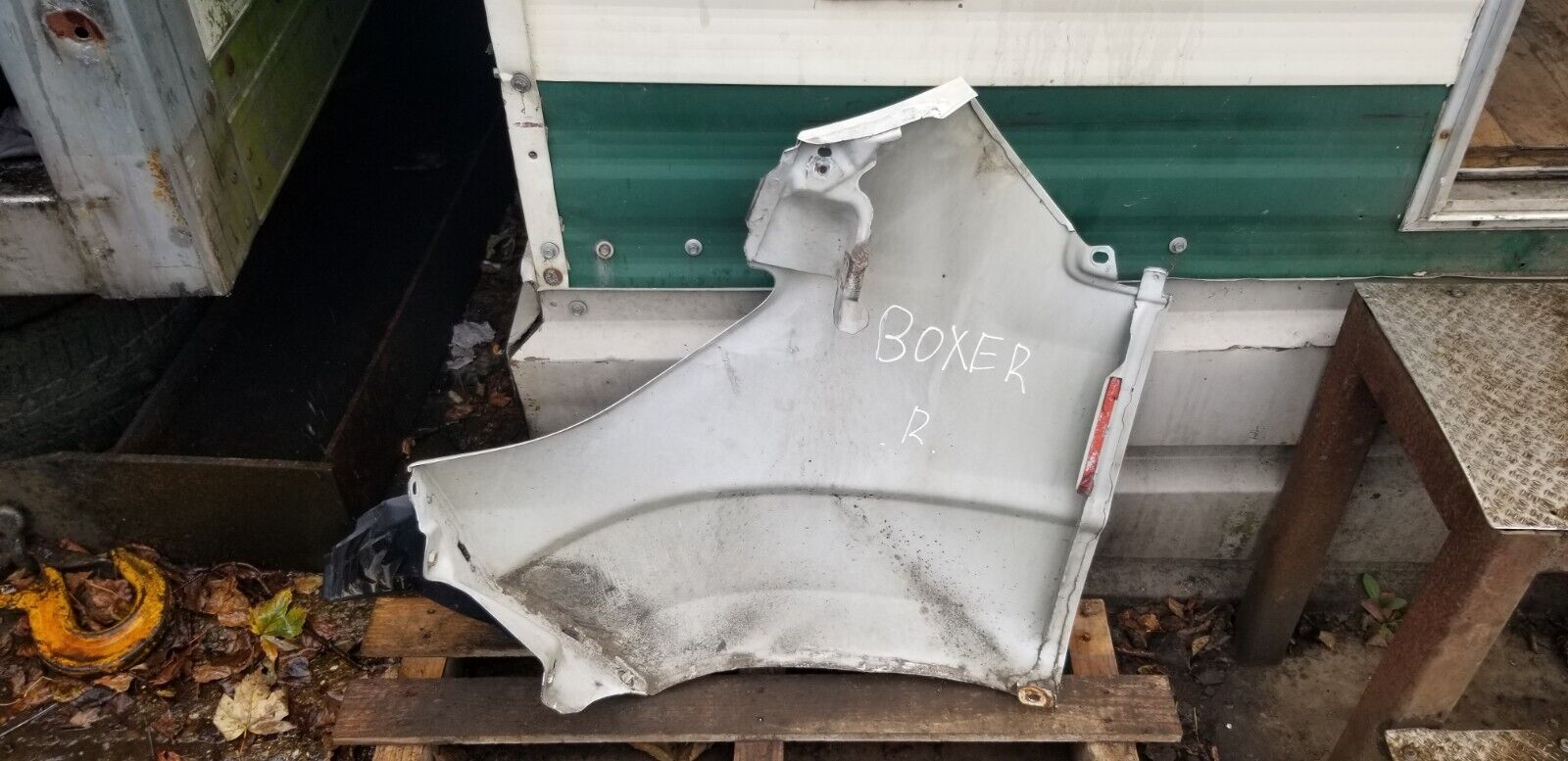 PEUGEOT BOXER HDI 335 2018 RIGHT SIDE O/S WING WHITE - Image 4