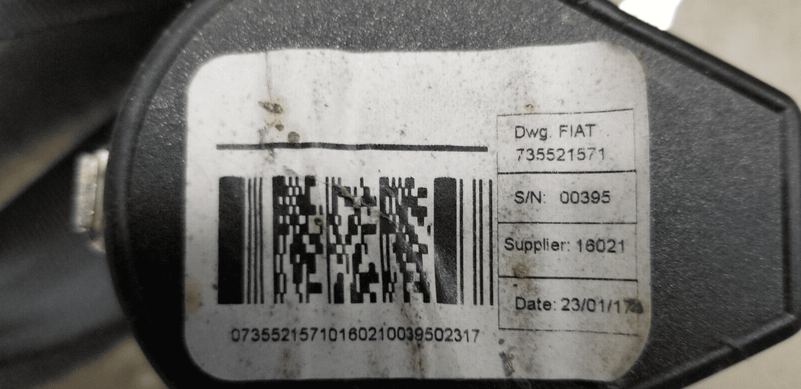 Peugeot Boxer 2014-2019 Left Front N/S/F Seat Belt 735521571 - Image 5