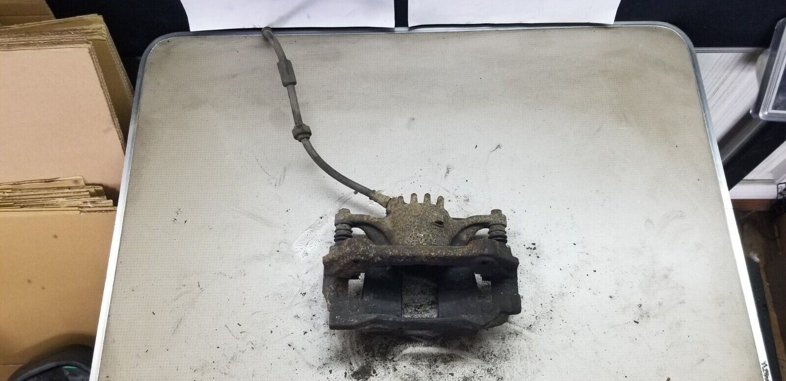 RENAULT TRAFIC 1.6 DIESEL PASSENGERS SIDE FRONT BRAKE CALIPER NSF 2015 - 2019 - Image 5