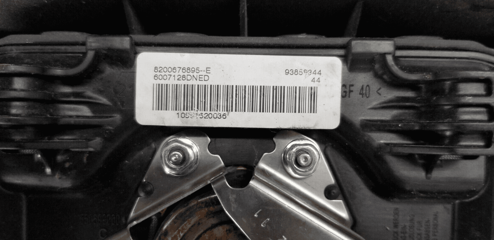 RENAULT TRAFIC STEERING WHEEL AIRBAG 8200676895 - Image 4