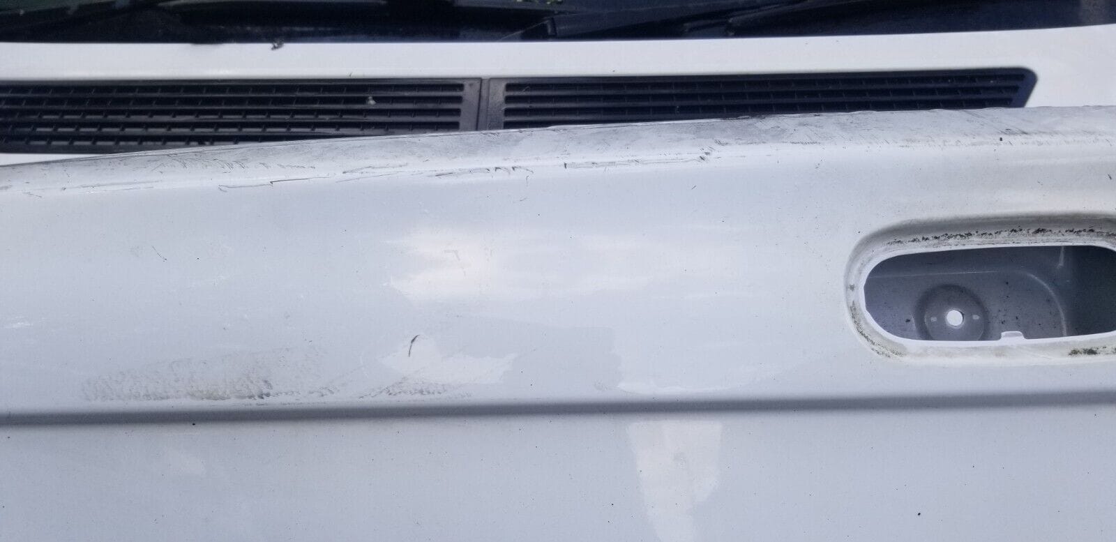 Vauxhall Vivaro 2011 Passenger Side Rear Back Door In White - Image 5