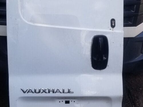 Vauxhall Vivaro 2011 Passenger Side Rear Back Door In White