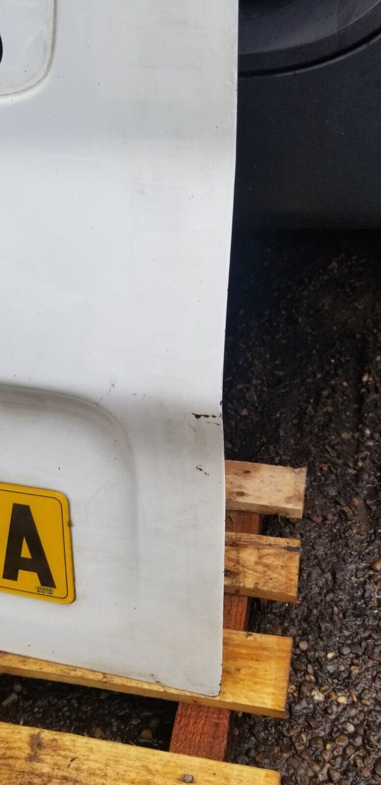 Vauxhall Vivaro 2700 CDTI 100 SWB 2006-2010 Rear Door Left Side White |0 - Image 3