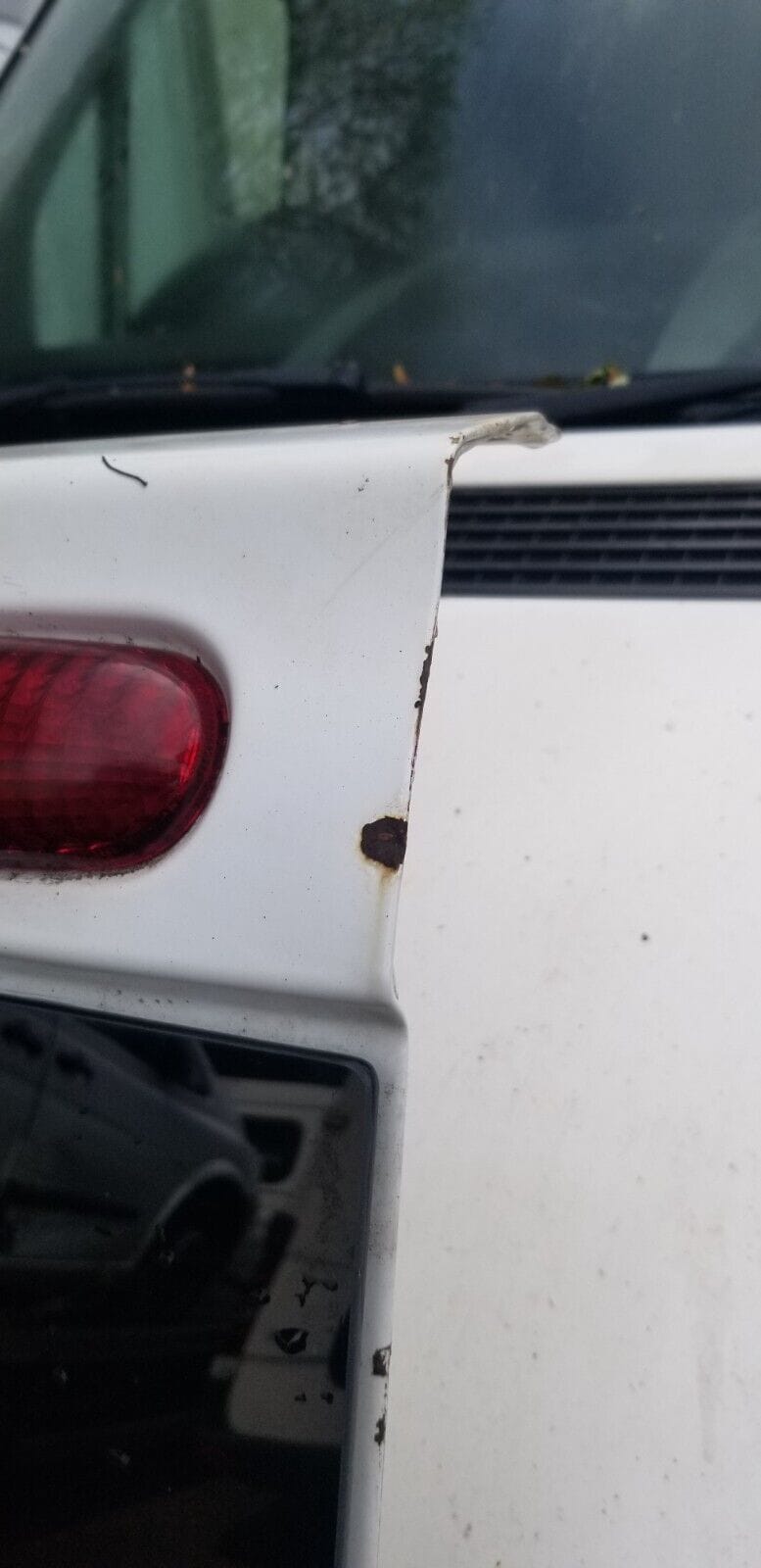 Vauxhall Vivaro 2700 CDTI 100 SWB 2006-2010 Rear Door Left Side White |0 - Image 5