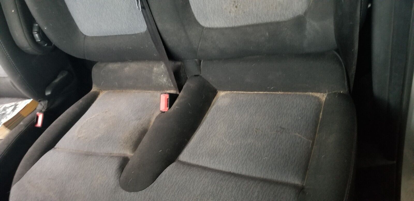 Passenger-side seat for 2015 Vivaro Mk2 in black and grey fabric