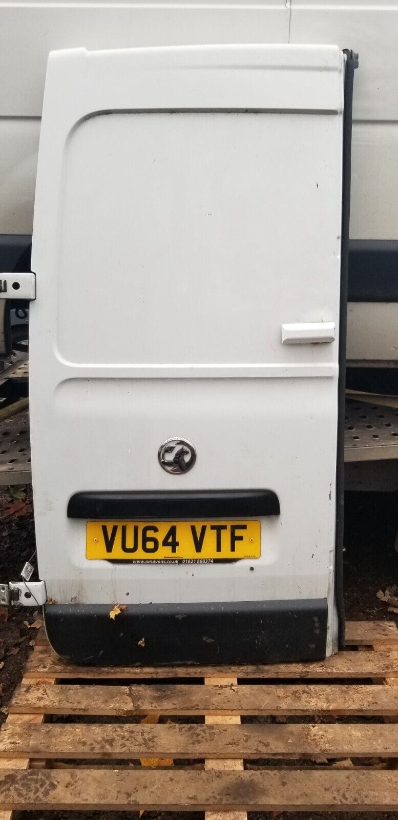 Vauxhall Movano Renault Master 2011-2018 Passenger side rear door WHITE