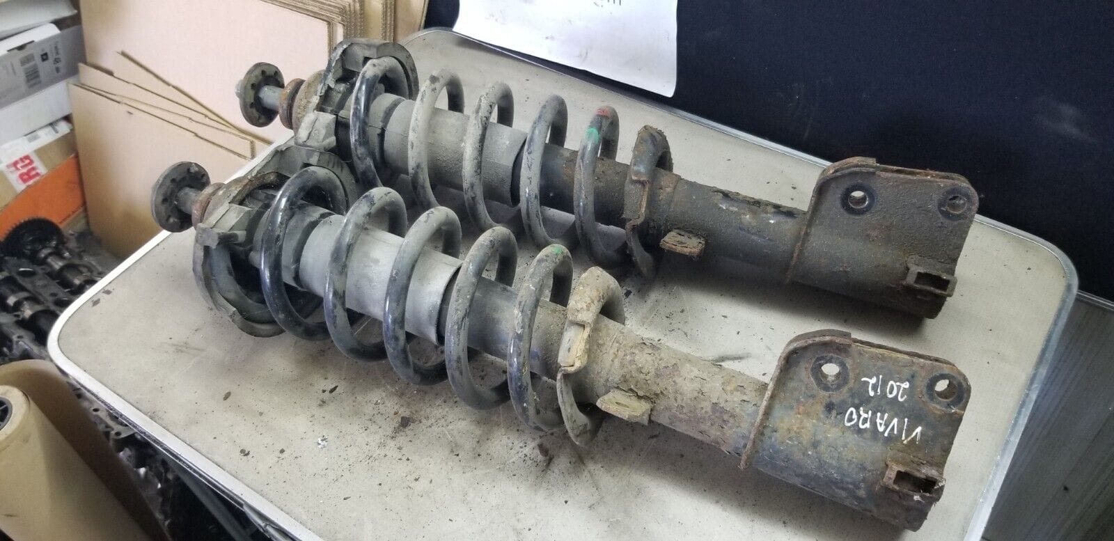 Vauxhall Vivaro Reanult Strut Shock Absorber X2 Diesel 2012 - Image 4