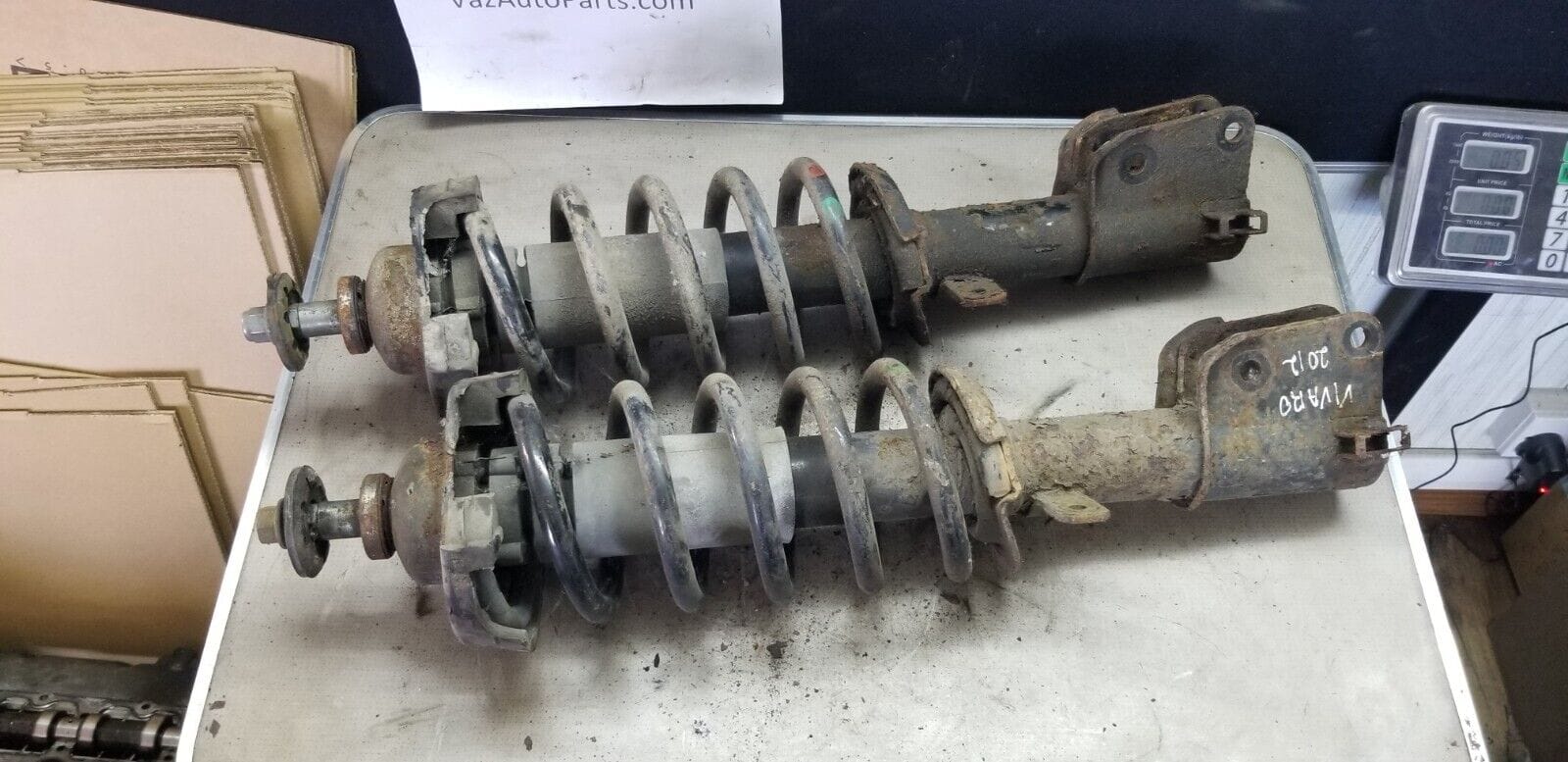 Vauxhall Vivaro Reanult Strut Shock Absorber X2 Diesel 2012