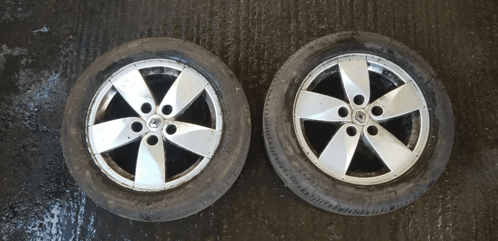 2 Renault Megane MK3 SCENIC MK3 16" ALLOY WHEELS PROTEUS&TYRES 205/55R16