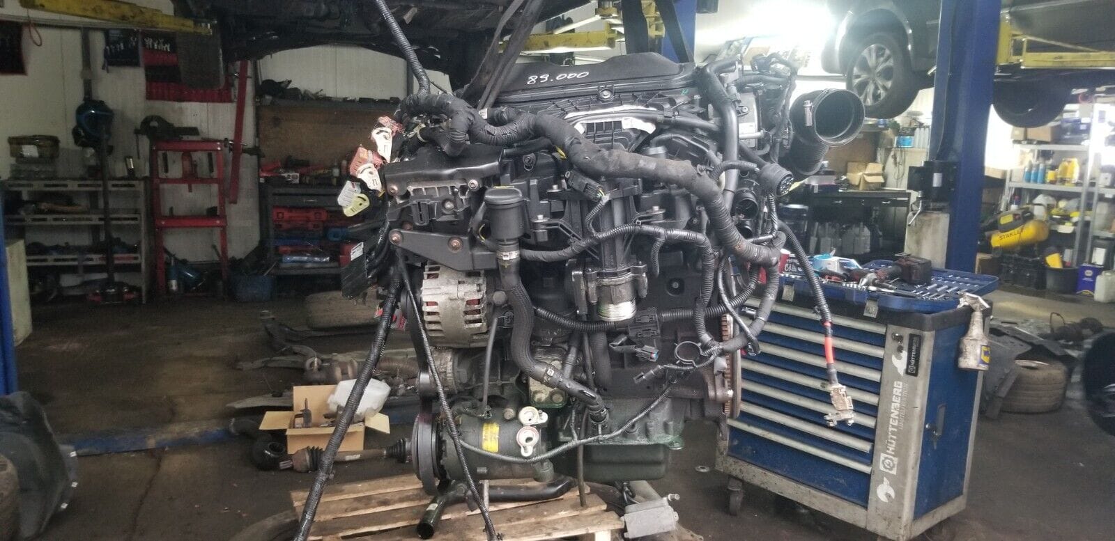 Ford 2.0 TDCi AV4Q6007DB engine front view