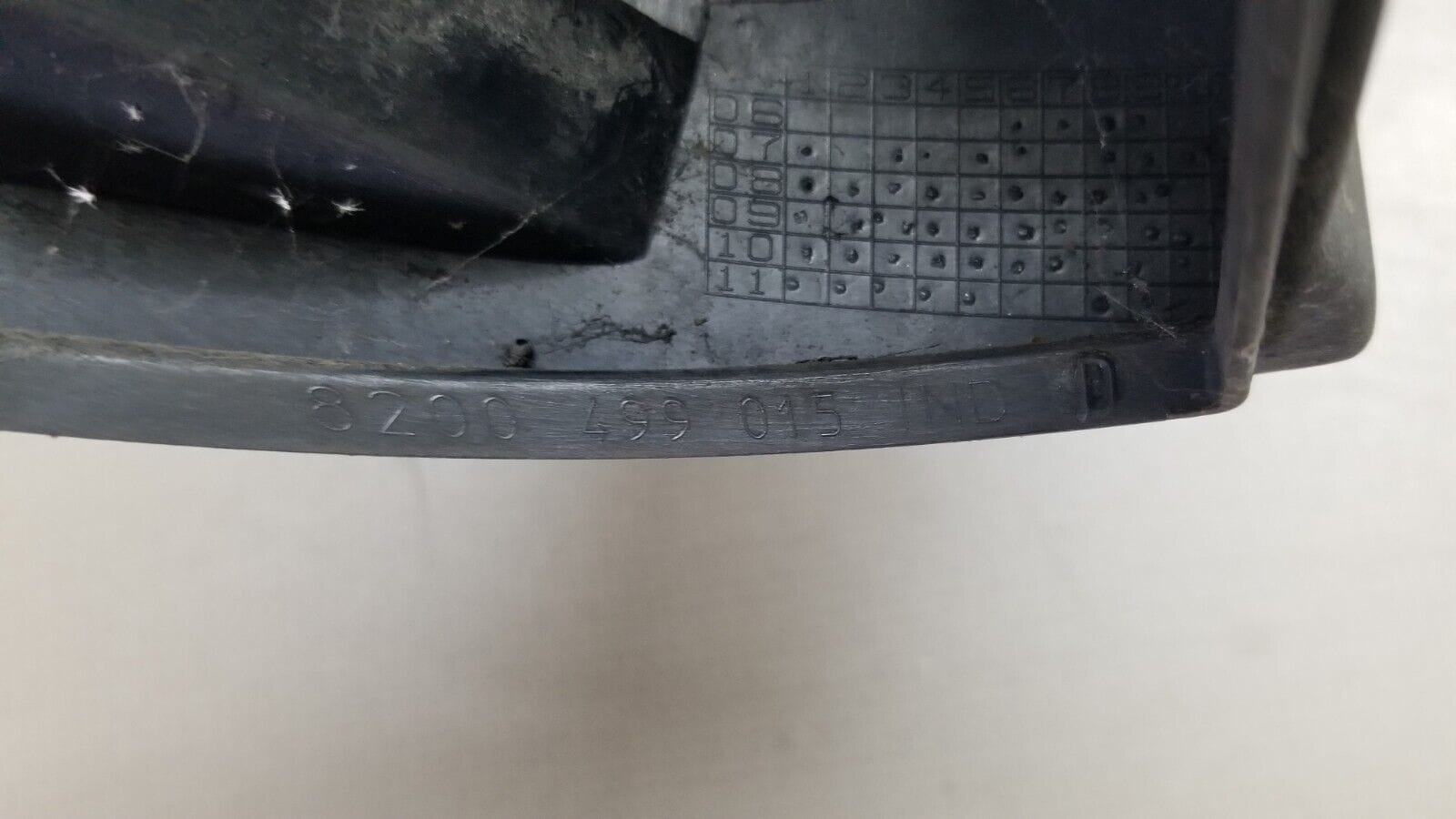 2012 RENAULT KANGOO REAR RIGHT UPPER LIGHT COVER 8200499015 - Image 5