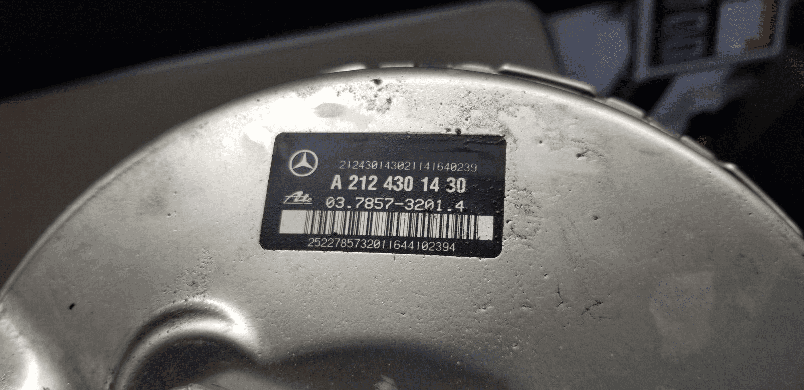 2014 MERCEDES E CLASS BRAKE SERVO A2124301430 2.1L DIESEL AUTO E220 W212 - Image 5