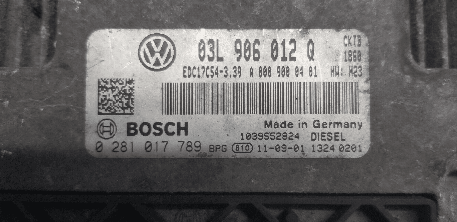 2014 Volkswagen Crafter 2.0TDI / CKTB / ECU Kit / 03L906012Q - Image 4