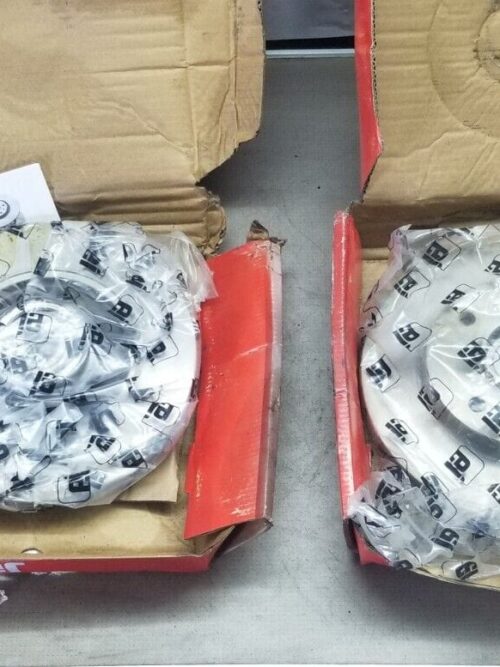 2X REAR BRAKE DISC WITH BEARING EICHER 104735329