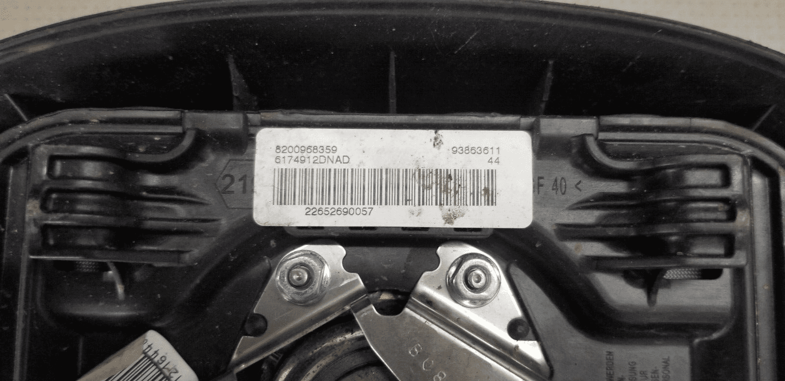 Airbag for Vauxhall Vivaro, 2011 p/n 8200968359 - Image 4