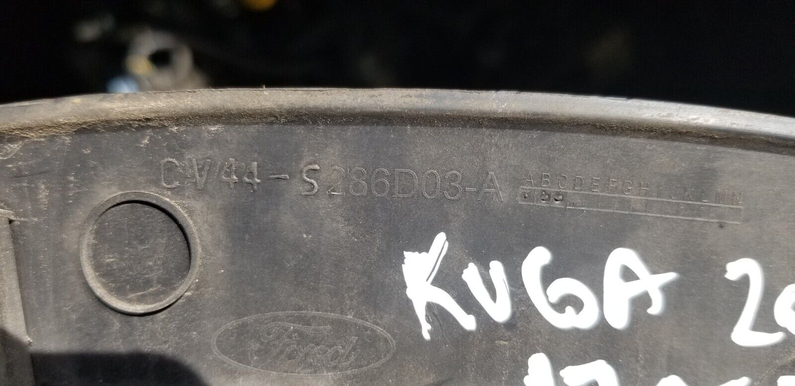 Ford Kuga Wheel Arch Wing Trim Rear Left CV44-S286D03-A 2016 - Image 4