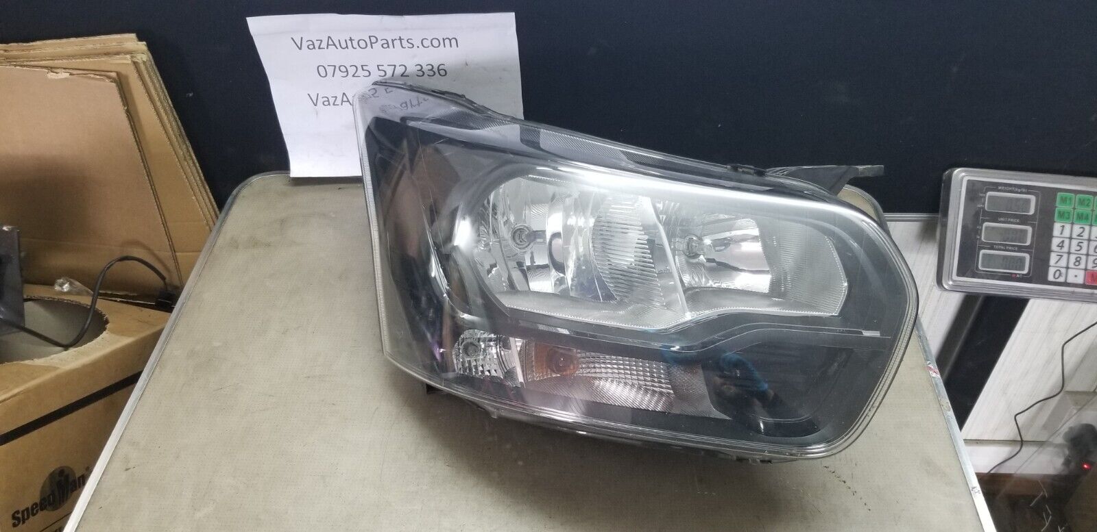 Ford Transit Mk4 Front Right Headlight RHD GK31-13W029-AA 2018 |O
