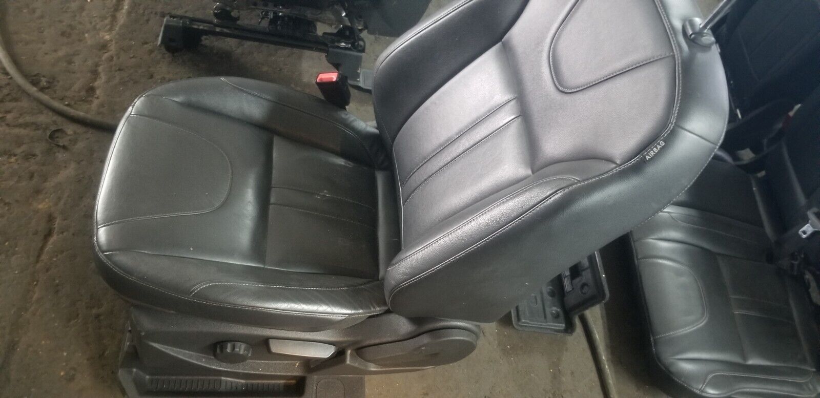 Genuine Ford Kuga 2016 MK2 Titanium Black Leather Interiors Seats - Image 11