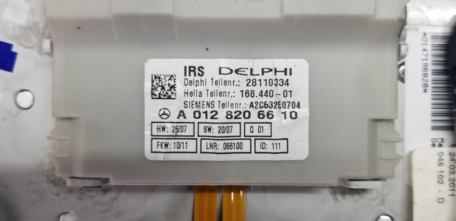 Mercedes-Benz C Class W204 C220 Interior Roof Light Control Panel A2048200823 - Image 4