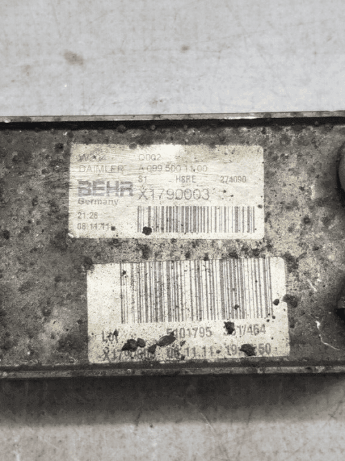 Mercedes-Benz C S204 Gearbox Oil Cooler A0995001100 2.1D 88Kw 2012