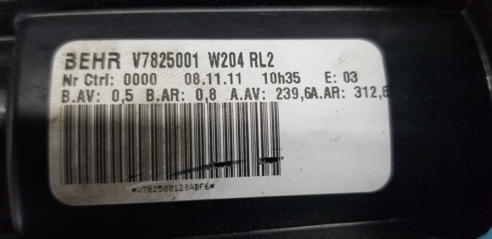 MERCEDES BENZ E250 W207 2012 FAN HEATER BLOWER MOTOR V7825001 - Image 4