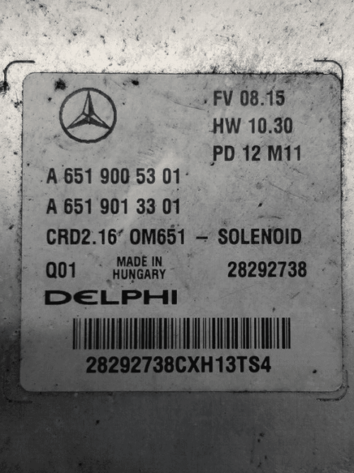 A6519005301 ECU replacement for Mercedes W207