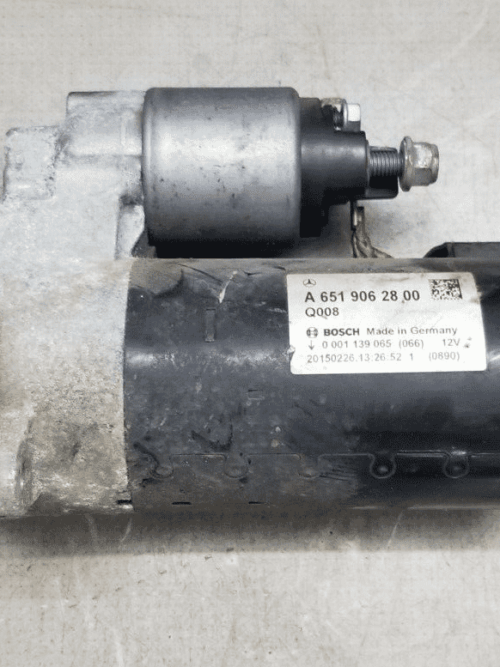 Mercedes-Benz E-Class W212 starter motor A6519062800 front view