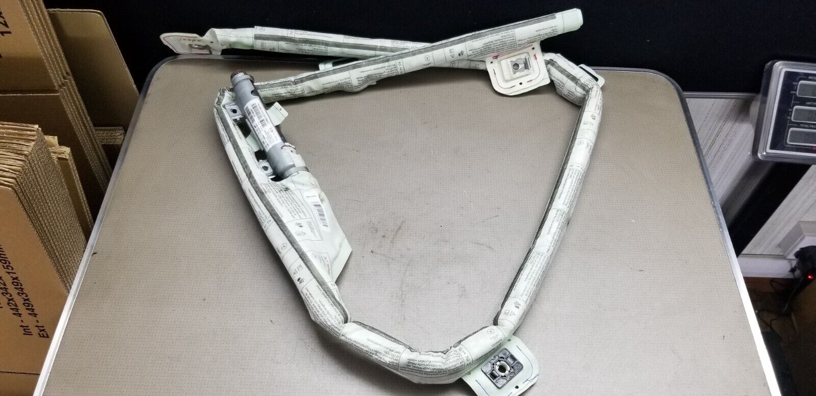 MERCEDES E CLASS W212 LEFT PASSENGER SIDE ROOF AIRBAG CURTAIN 621386201