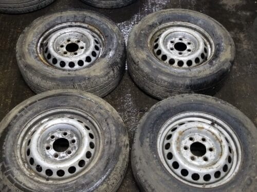 MERCEDES SPRINTER W906 / VW CRAFTER SET OF 4 STEEL WHEEL WITH TYRE 235/65R16C